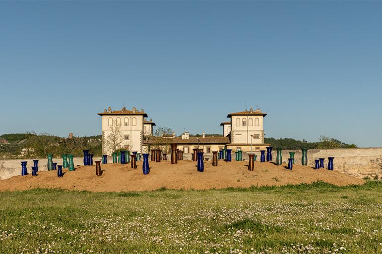 Marco Bagnoli. Settantaduenomi (Italian Garden), parco della villa medicea dell’Ambrogiana, Montelupo Fiorentino. Ph Ela Bialkowska OKNO Studio