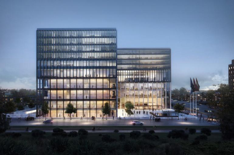 New Amsterdam Courthouse, di Kaan Architecten