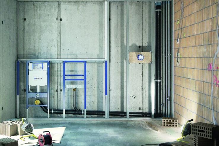 Geberit modulo di installazione duofix sigma8 garantisce massima protezione acustica